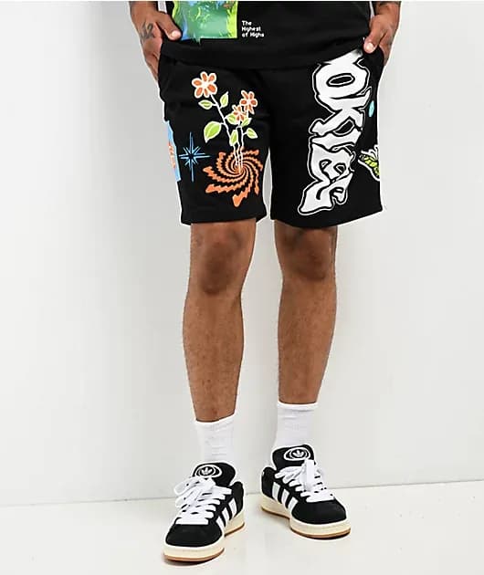 Highest Of Highs Black Sweat Shorts — image 1 of 1