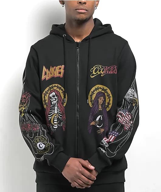 Highway Black Zip Hoodie — image 1 of 1
