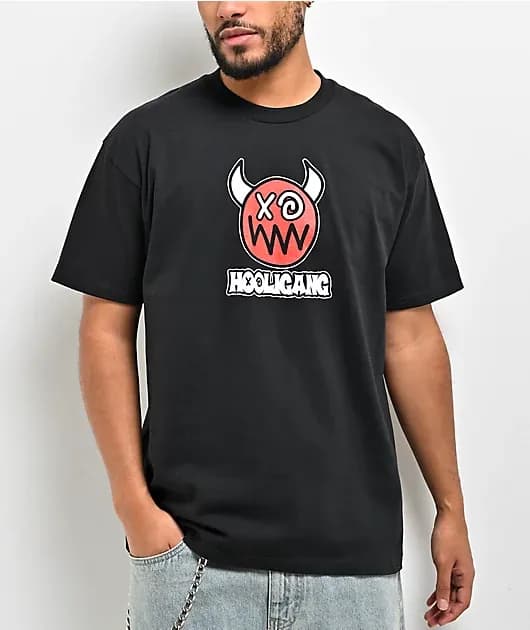 HOOLIGANG JVB Mascot Black T-Shirt — image 1 of 1