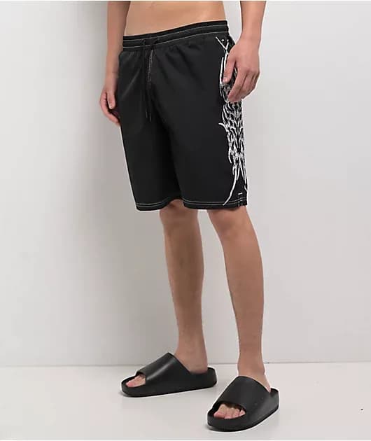 Horde Black Board Shorts — image 1 of 1