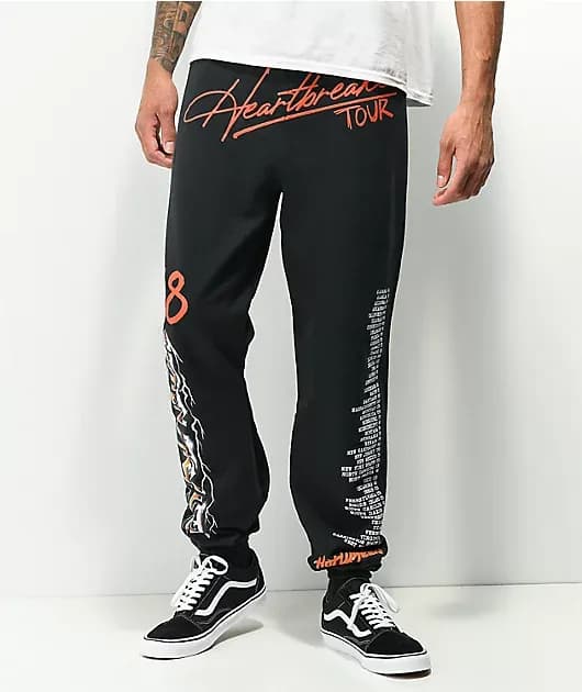 Hot Wheels Tour Black Sweatpants — image 1 of 1