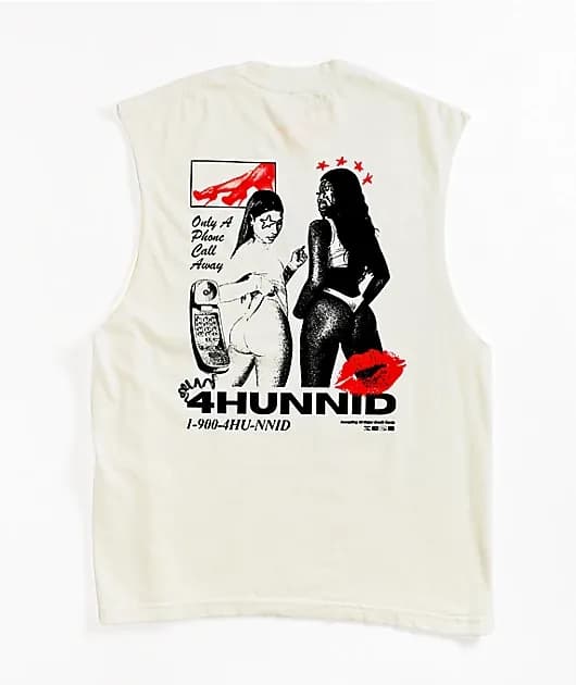 Hotline White Tank Top — image 1 of 1