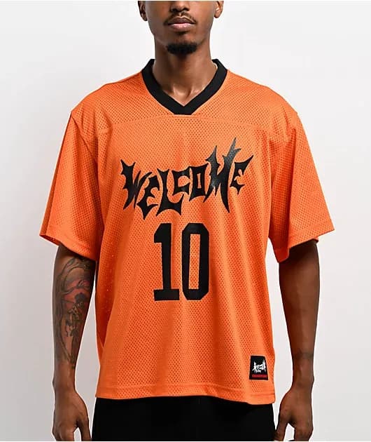 Huddle Orange Football Jersey — image 1 of 1
