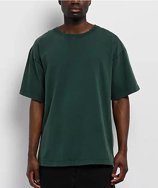 Portal Dark Green Boxy T-Shirt — image 1 of 1