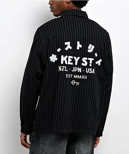 Apprentice Black Long Sleeve Zip Work Shirt — image 1 of 1