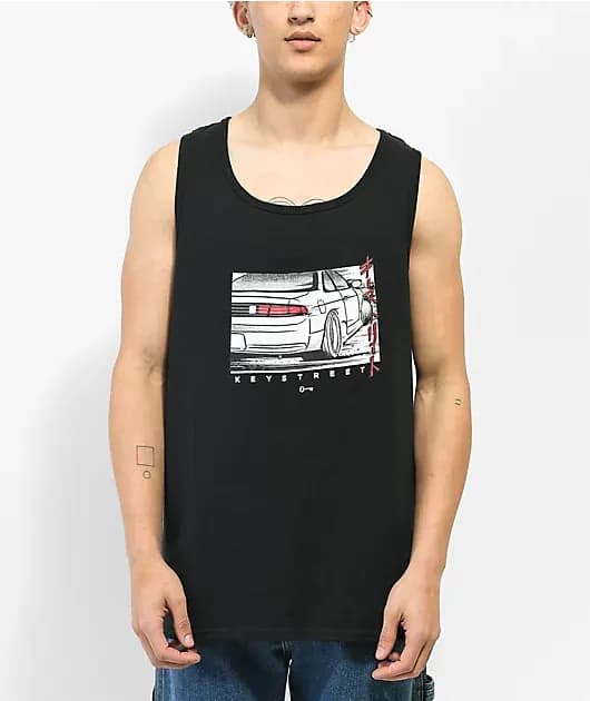 Driftin Black Tank Top — image 1 of 1