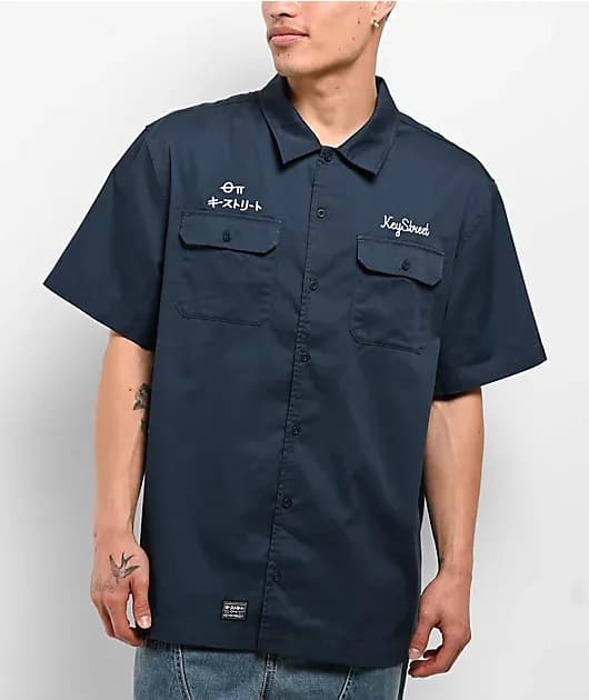 Kagi Navy Work Shirt — image 1 of 1