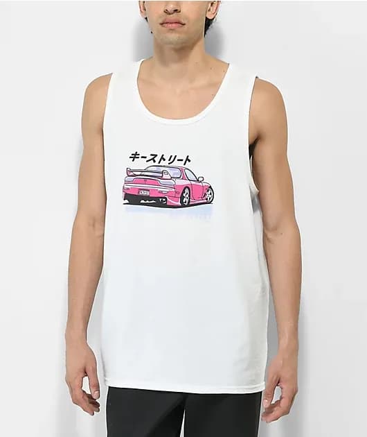 Kaiten White Tank Top — image 1 of 1