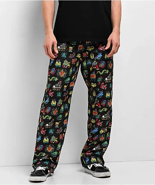 Pest Control Black Track Pants — image 1 of 1
