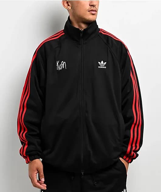 Korn Reversible Black, Red Purple Track Jacket — image 1 of 1