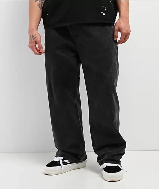 KREW K-Loose Slacker Repeat Vintage Black Jeans — image 1 of 1