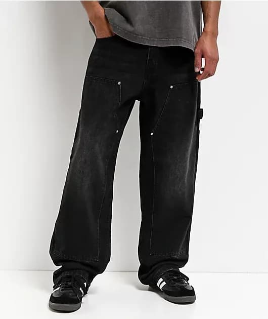 Kyoto Black Wash Carpenter Jeans — image 1 of 1