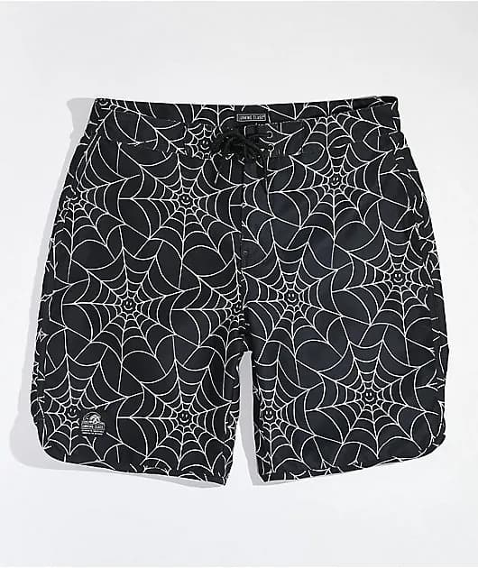 Webs Black Boardshorts — image 1 of 1