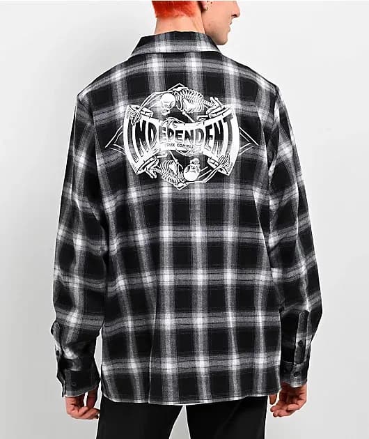 Legacy Black White Flannel Shirt — image 1 of 1