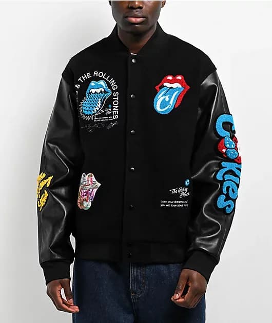Letterman Black Varsity Jacket — image 1 of 1