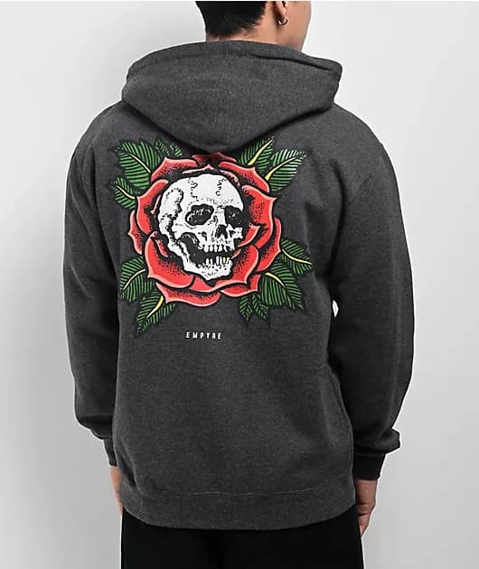 Life/Death Grey Hoodie — image 1 of 1