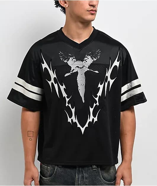 Lightning Black Football Jersey — image 1 of 1