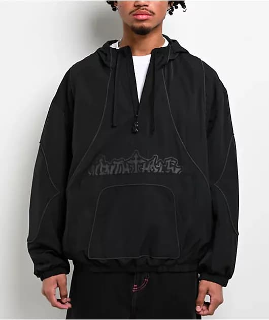 Lines Black Anorak Jacket — image 1 of 1