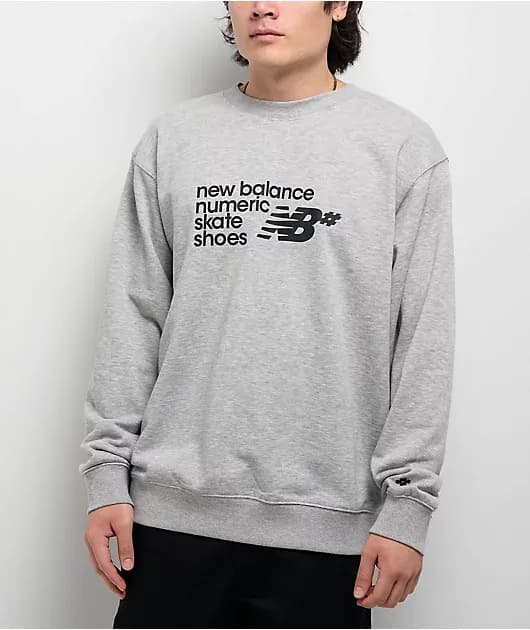Logo Athletic Grey Crewneck Sweatshirt — image 1 of 1