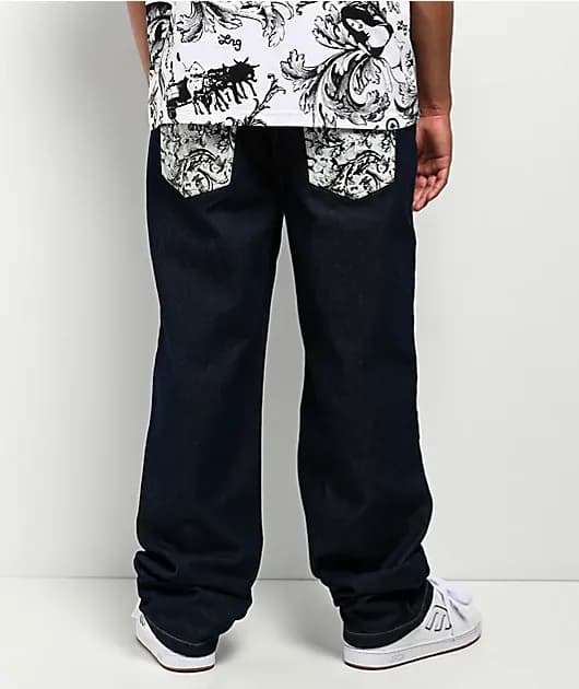 Maiden Raw Indigo Loose Fit Jeans — image 1 of 1