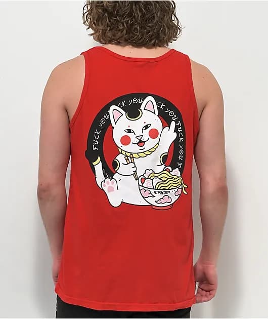 Lucky Nermal Red Tank Top — image 1 of 1