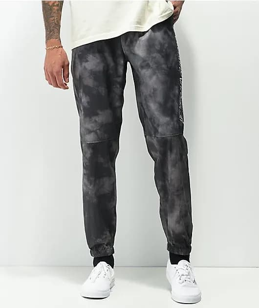 Lyon Black Windbreaker Track Pants — image 1 of 1