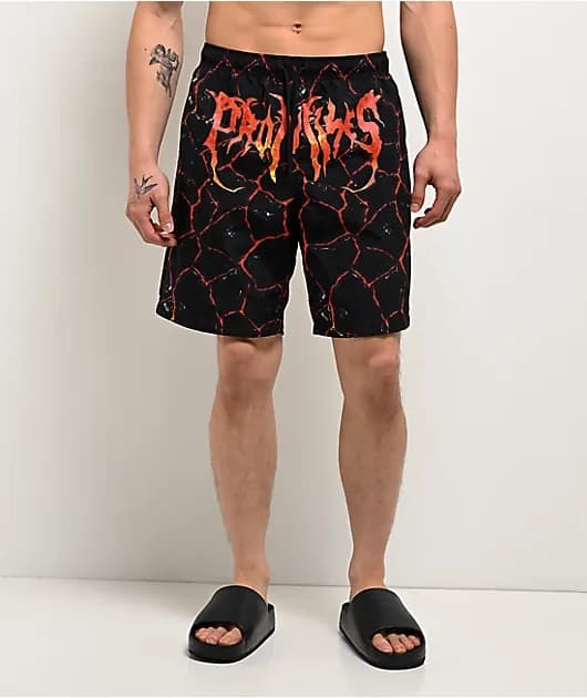 Magma Black Board Shorts — image 1 of 1