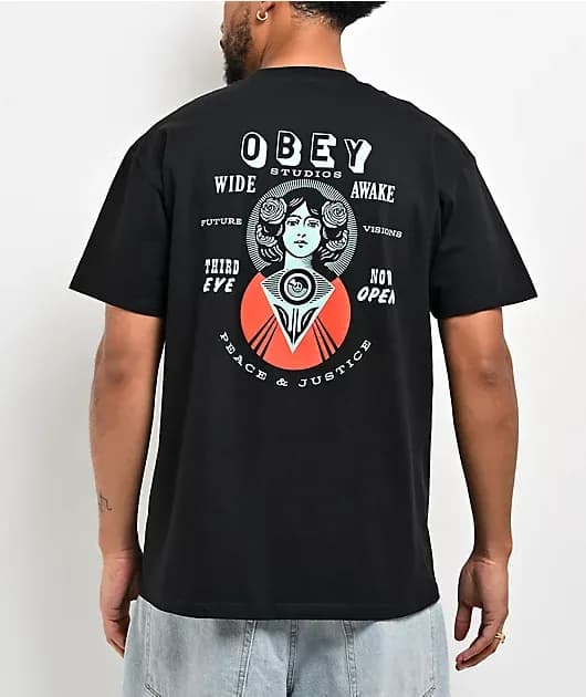 Make Art Not War Black T-Shirt — image 1 of 1