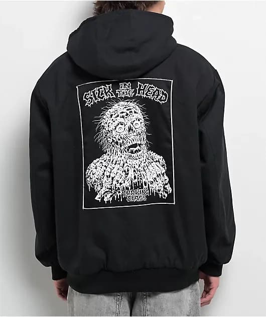 Matt Stikker Sick In The Head Black Work Jacket — image 1 of 1