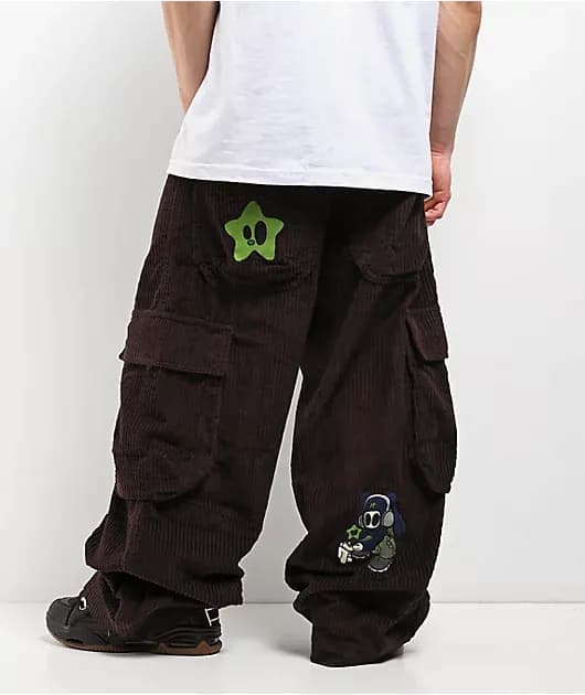 Mega Rave Java Corduroy Cargo Pants — image 1 of 1
