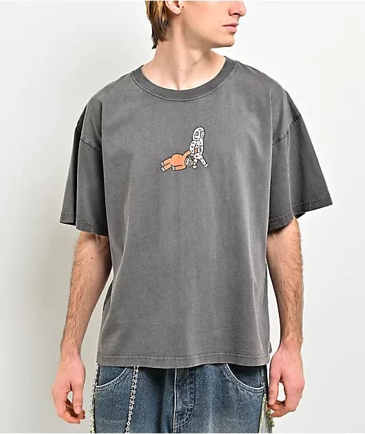 Monkey Walk Grey Wash T-Shirt — image 1 of 1