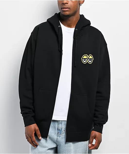 New Tricks Black Zip Hoodie — image 1 of 1