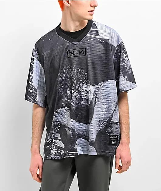 Nine Inch Nails Closer Black Mesh Jersey — image 1 of 1