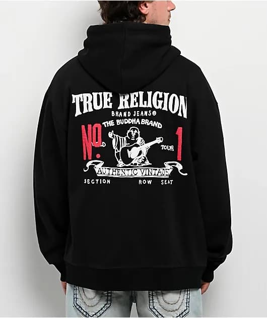 No.1 Black Zip Hoodie — image 1 of 1