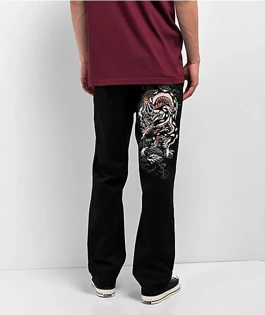 NYC Skull Black Utility Pants — image 1 of 1