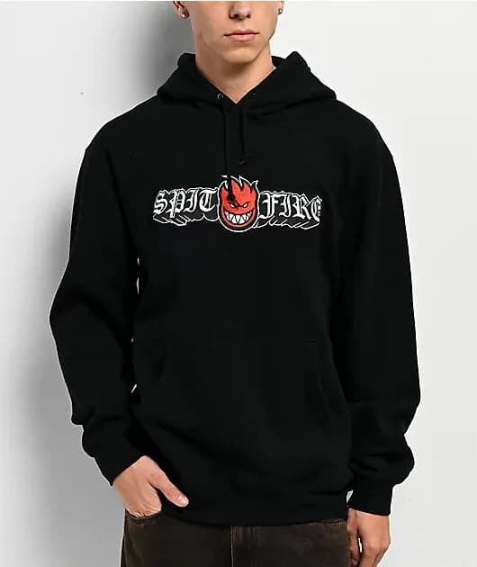 Old E Drop Bighead Black Hoodie — image 1 of 1
