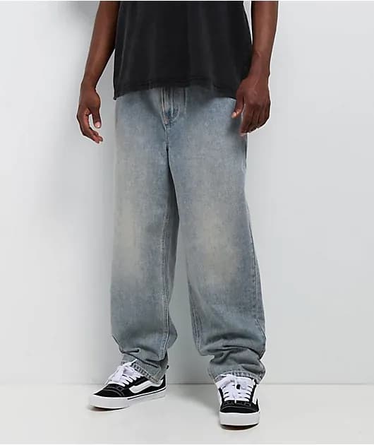 Ollie Blue Wash Loose Fit Skate Jeans — image 1 of 1