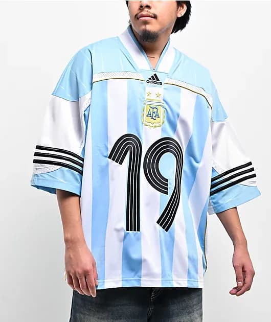 Originals Bringbacks Remixed Argentina Blue Soccer Jersey