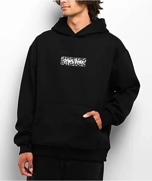 Paisley Black Hoodie — image 1 of 1