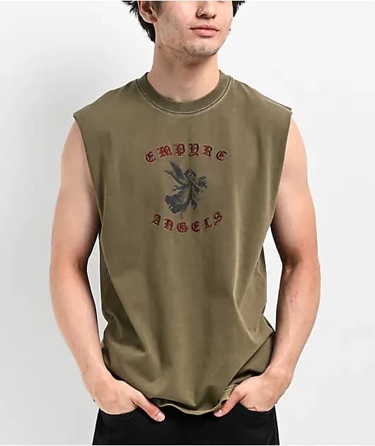 Pandora Olive Tank Top — image 1 of 1