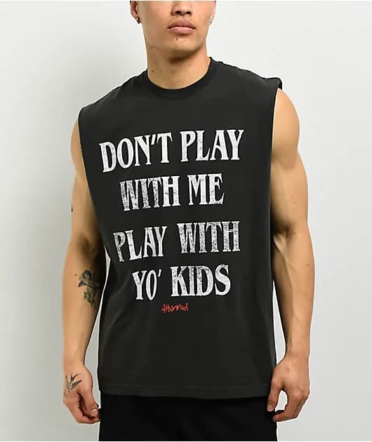 Play Vintage Black Tank Top — image 1 of 1