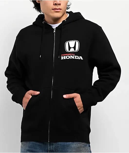 Power Stack Black Zip Hoodie — image 1 of 1