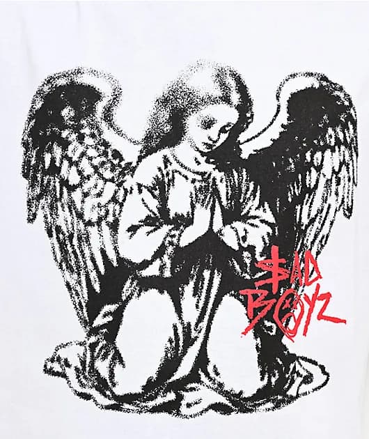 Praying Angel White T-Shirt — image 1 of 1