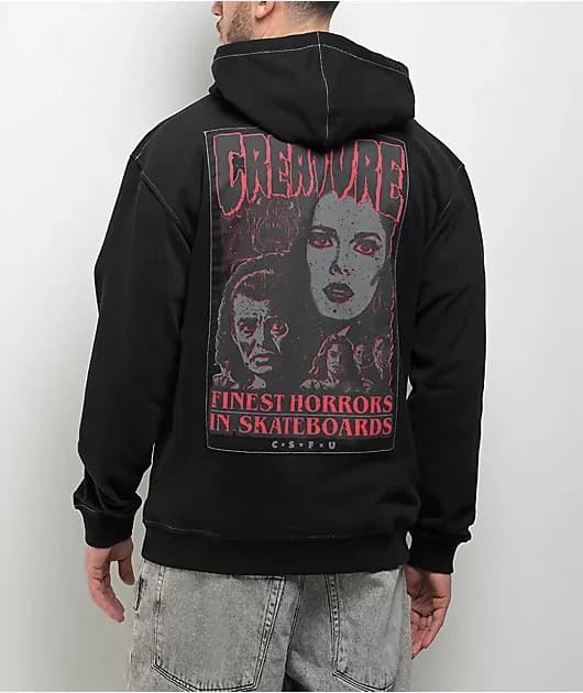 Prequel Patch Black Zip Hoodie — image 1 of 1