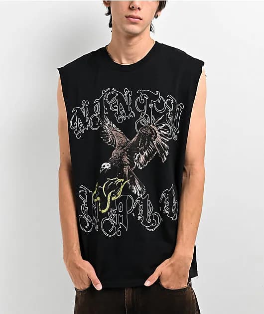 Prey Black Tank Top — image 1 of 1