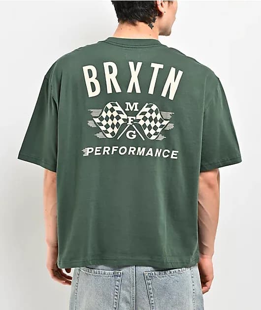 Primary Green Crop T-Shirt — image 1 of 1