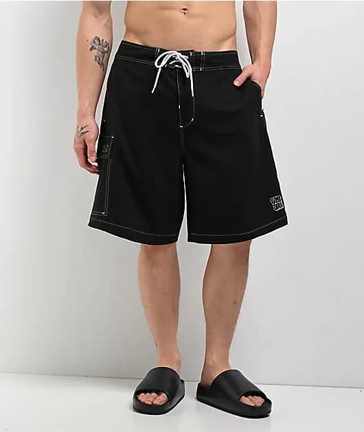 Rail Black Cargo Board Shorts — image 1 of 1