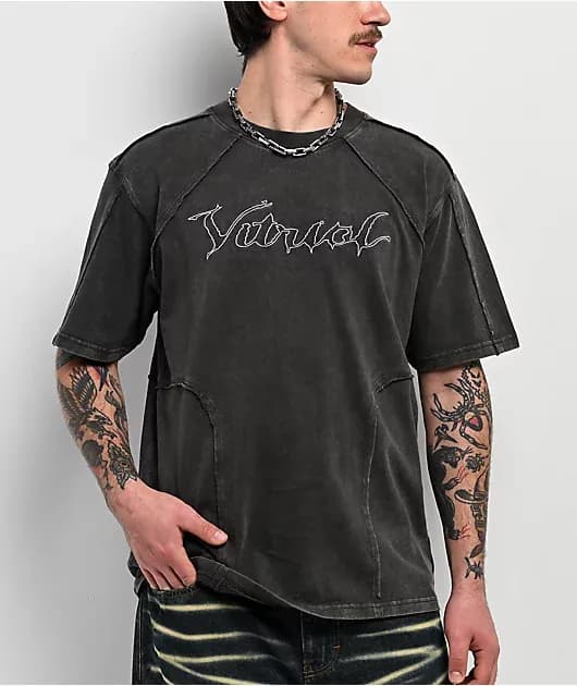 Reckoning Grey Wash Boxy T-Shirt — image 1 of 1