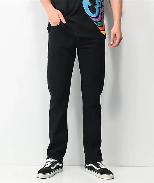 Relaxed Fit Black Denim Jeans — image 1 of 1