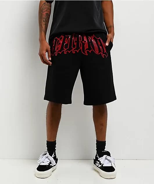Resist Black Sweat Shorts — image 1 of 1